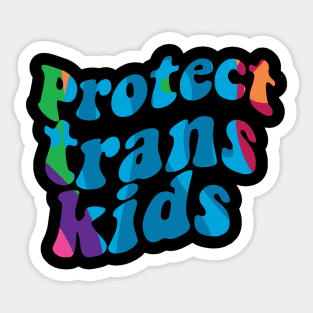 protect trans kids Sticker